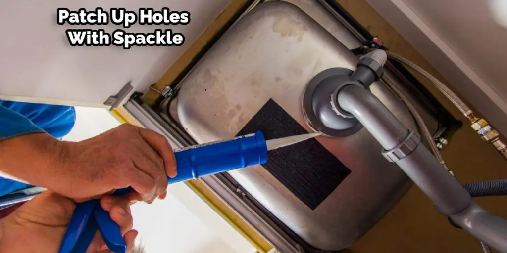 Patch Up Holes With Spackle