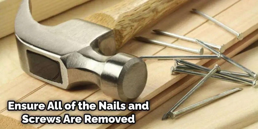 Remove Nails and Screw from Wall