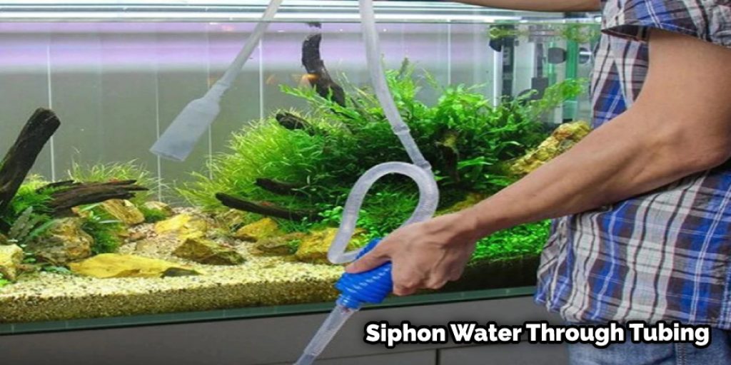 Siphon Water Through Tubing