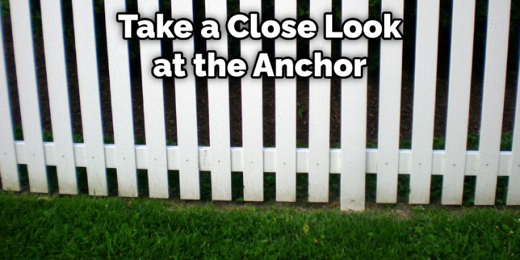 Take a Close Look at the Anchor