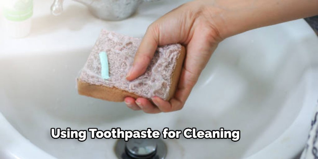Using Toothpaste for Cleaning