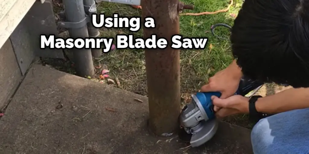 Using a Masonry Blade Saw