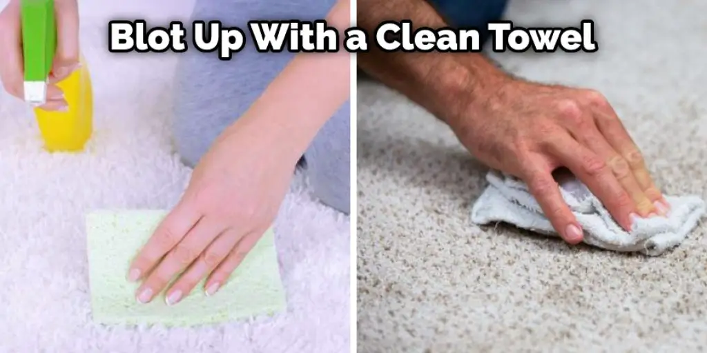 Blot Up With a Clean Towel
