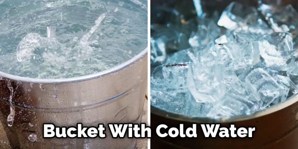 Bucket With Cold Water