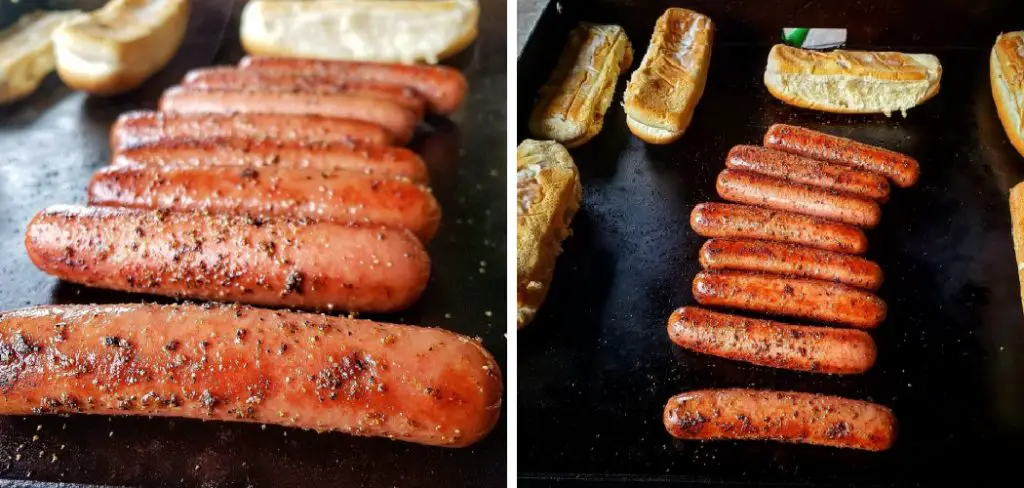 How to Cook Hot Dogs on Flat Top Grill