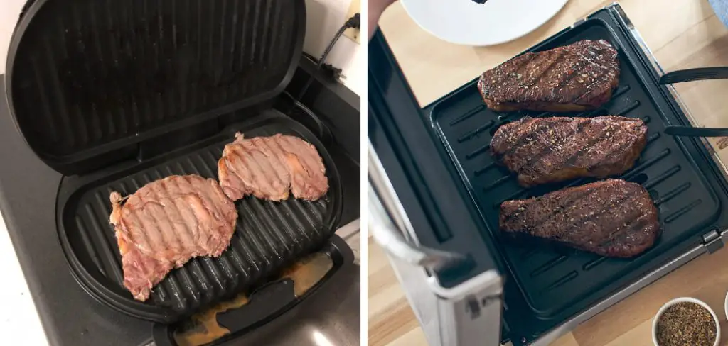 How to Cook Rib Eye Steak on George Foreman Grill
