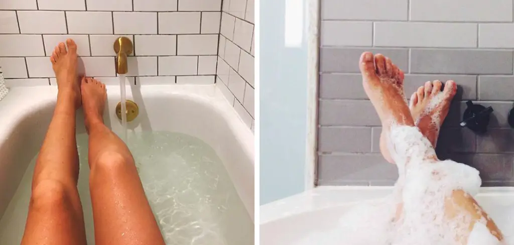 How to Get in and Out of Bathtub With One Leg