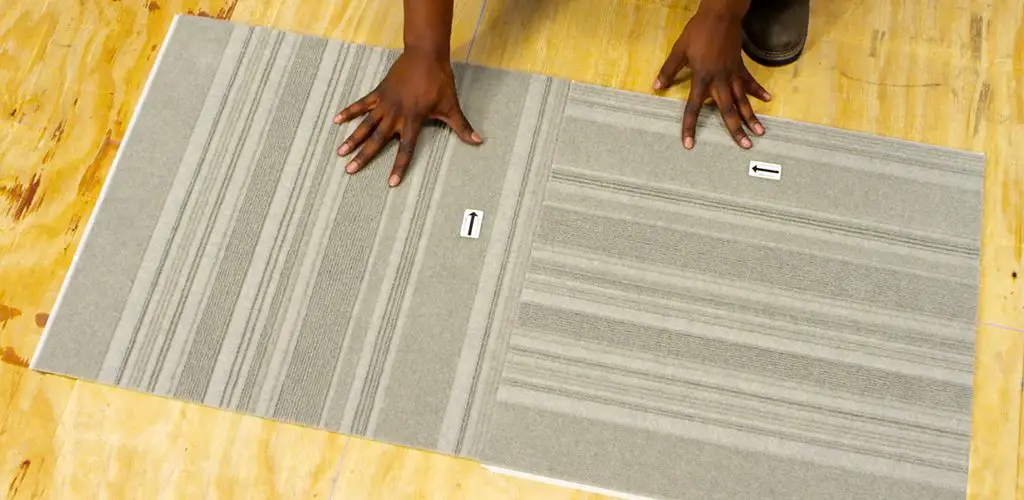 how to install carpet tiles without glue