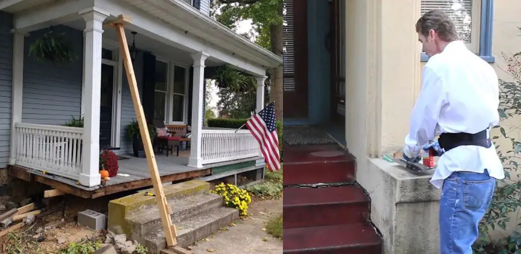 How to Fix a Sinking Front Porch