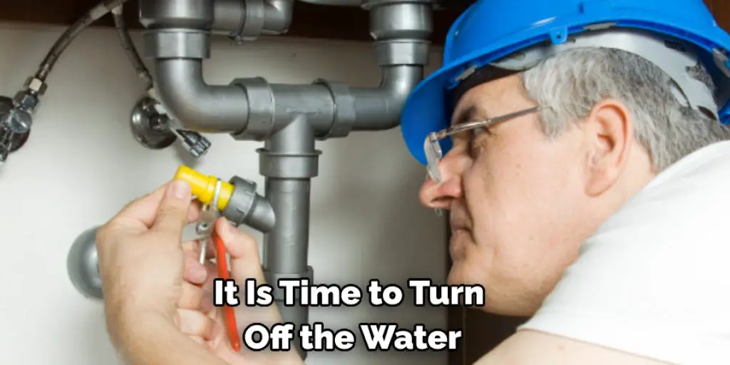 It Is Time to Turn Off the Water