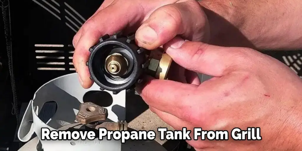 Remove Propane Tank From Grill