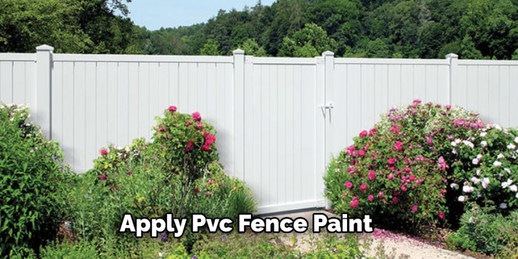  Apply Pvc Fence Paint
