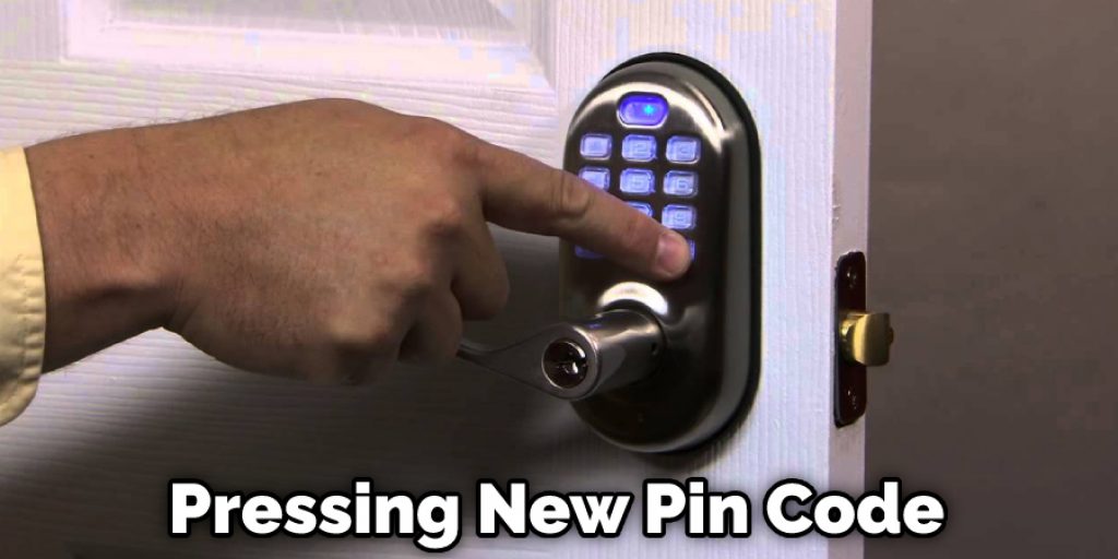 Pressing New Pin Code