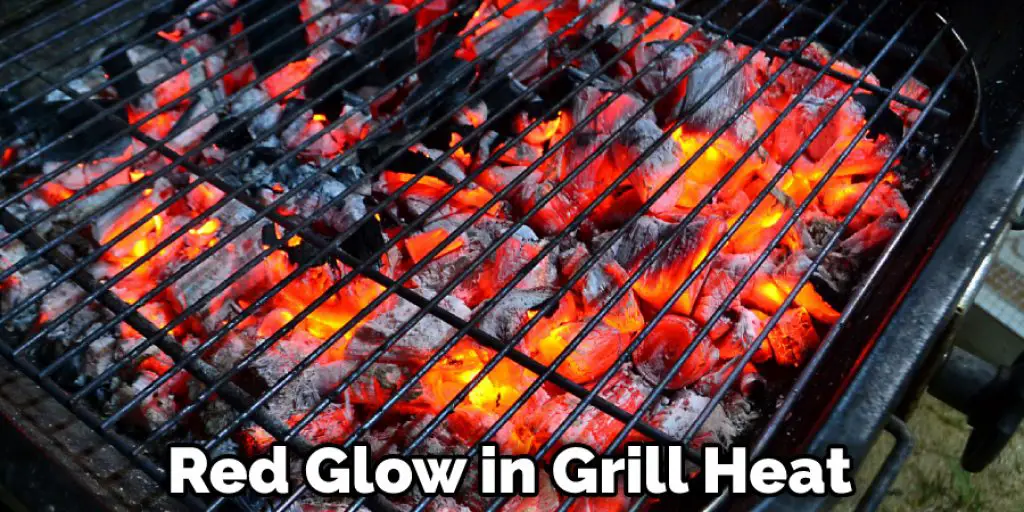 Red Glow in Grill Heat