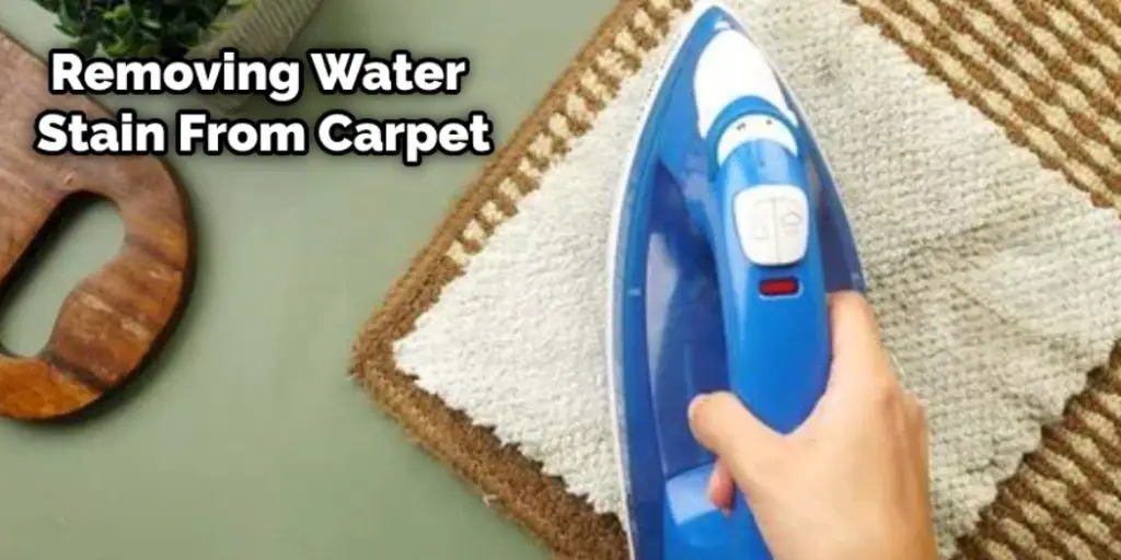 Removing Water Stain From Carpet