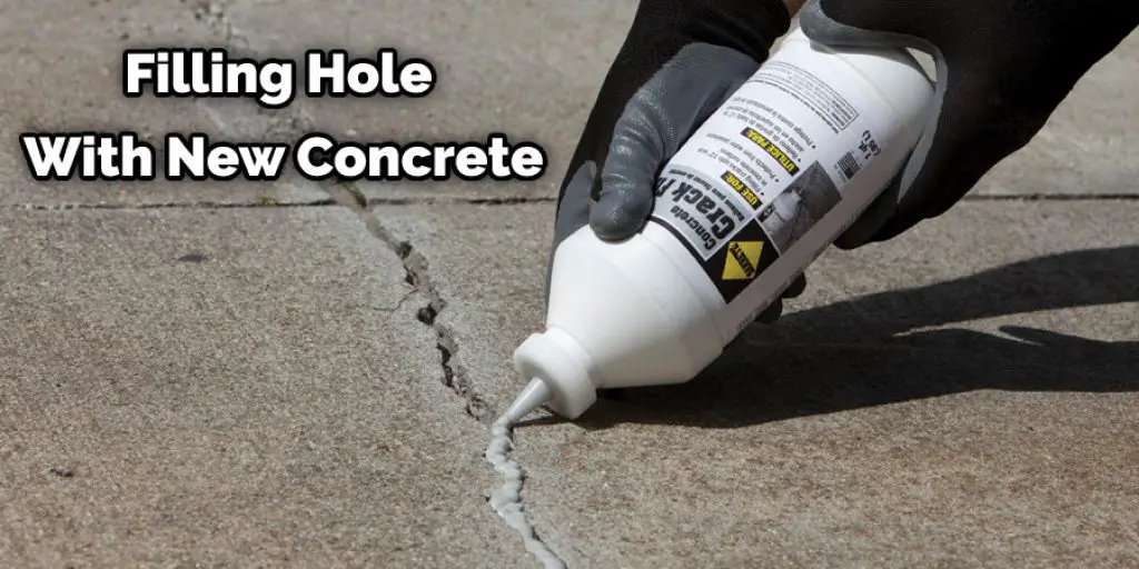 Filling Hole With New Concrete