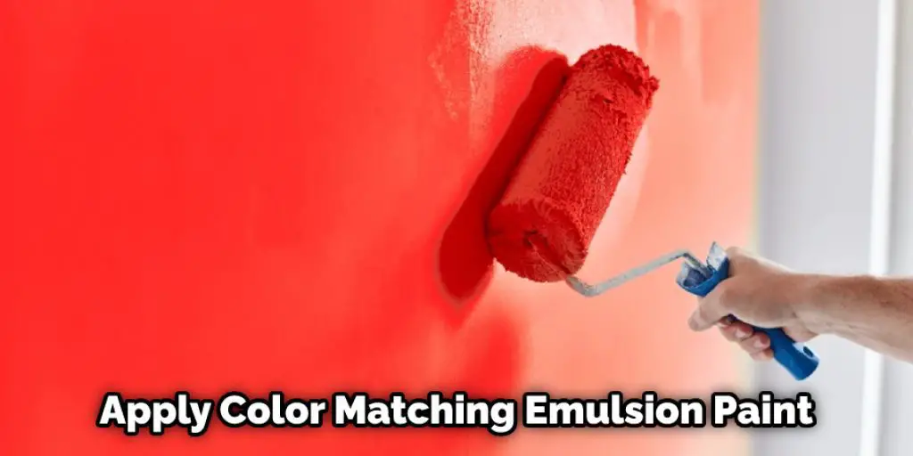 Apply Color Matching Emulsion Paint
