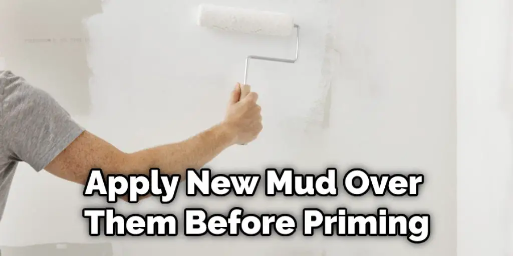 Apply New Mud Over Them Before Priming