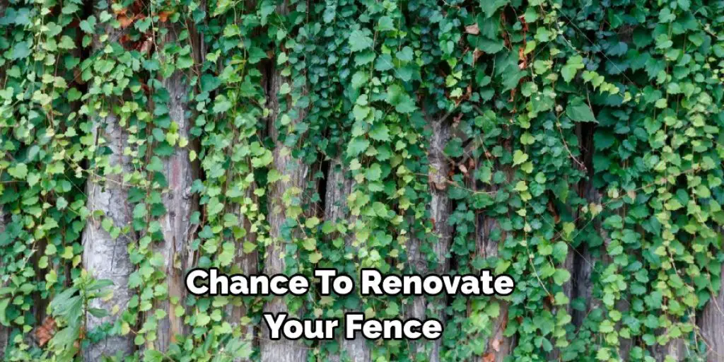 Chance To Renovate Your Fence