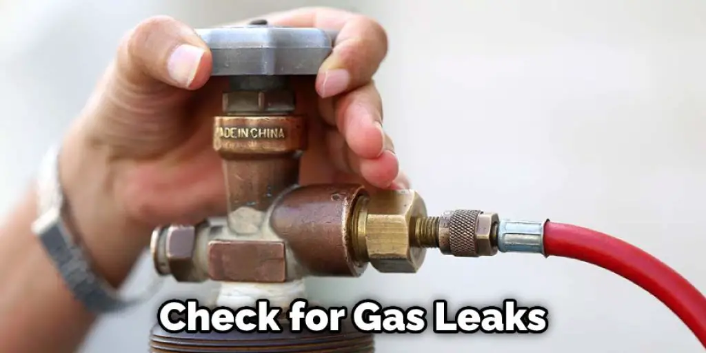 Check for Gas Leaks