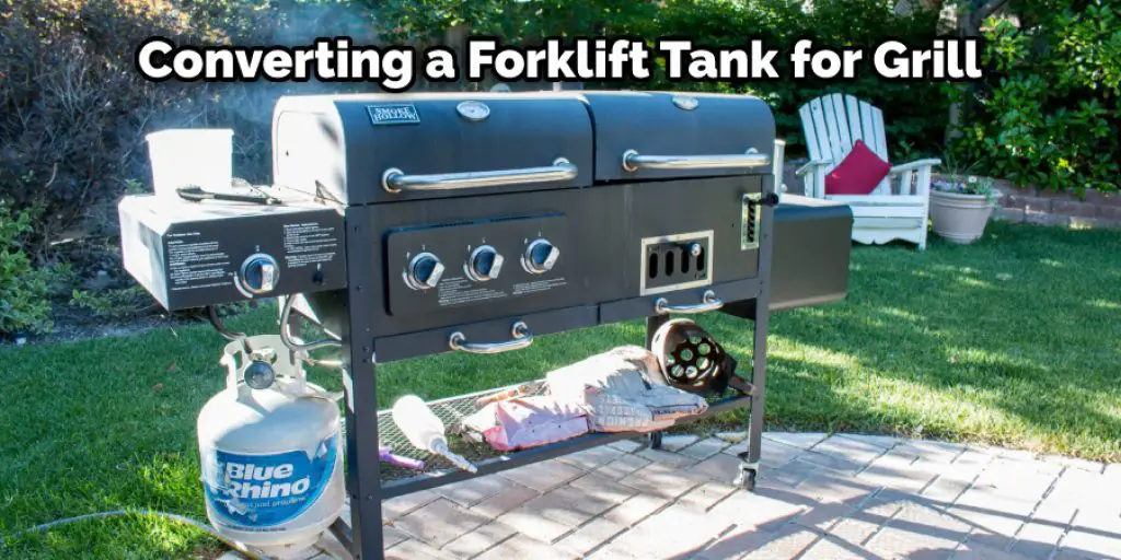 Converting a Forklift Tank for Grill