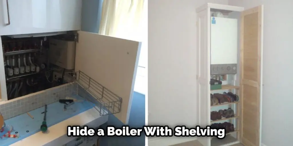 Hide a Boiler With Shelving