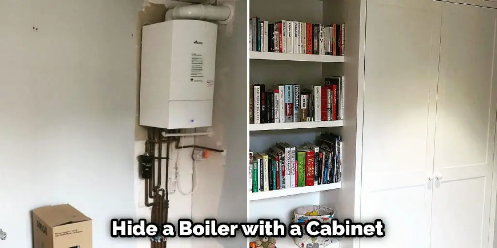 Hide a Boiler with a Cabinet