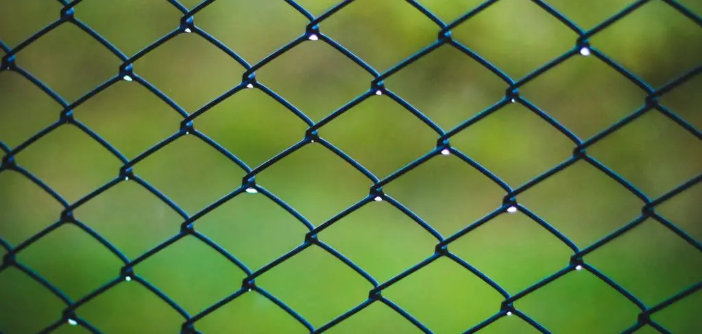 How to Paint Chain Link Fence Black