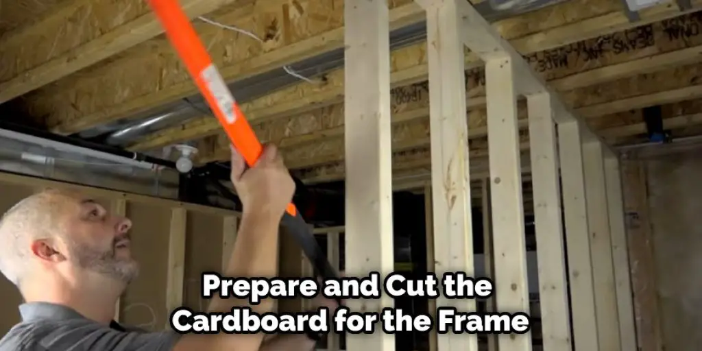 Prepare and Cut the Cardboard for the Frame