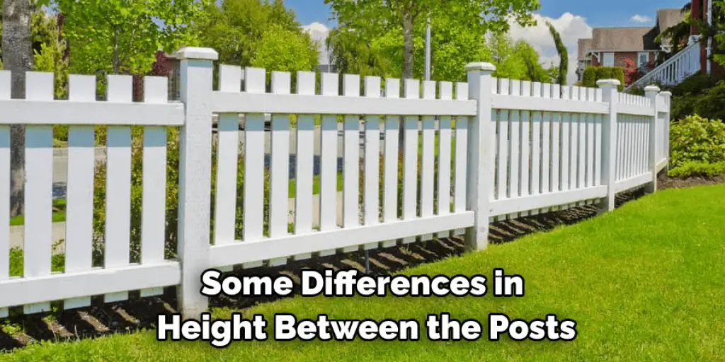 Some Differences in Height Between the Posts