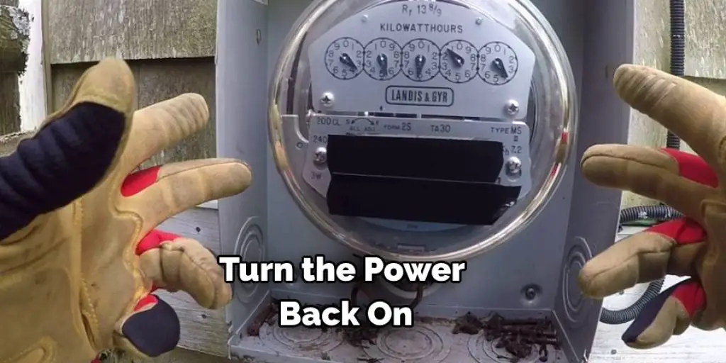 Turn the Power Back On