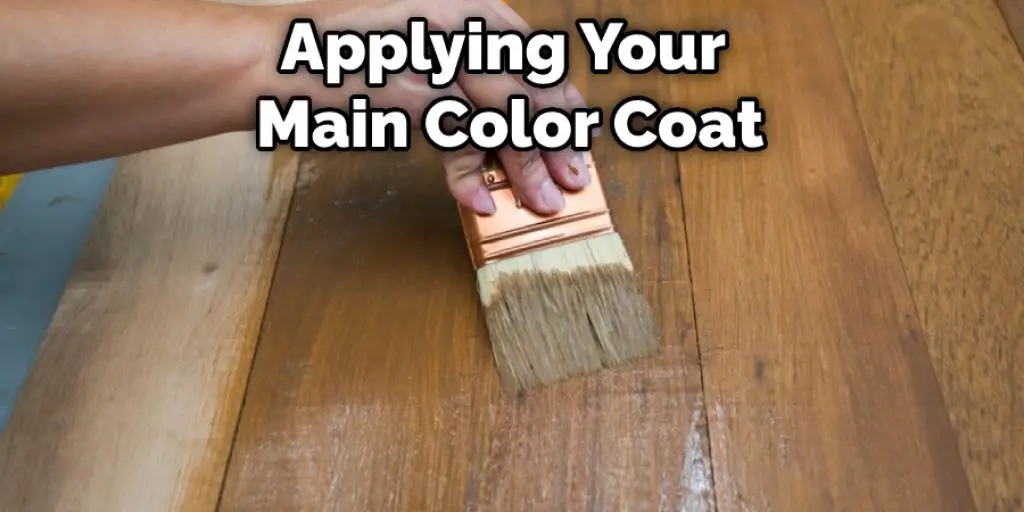 Applying Your Main Color Coat