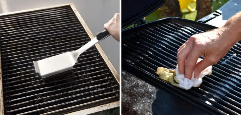 How to Clean Fire Extinguisher Residue From Grill