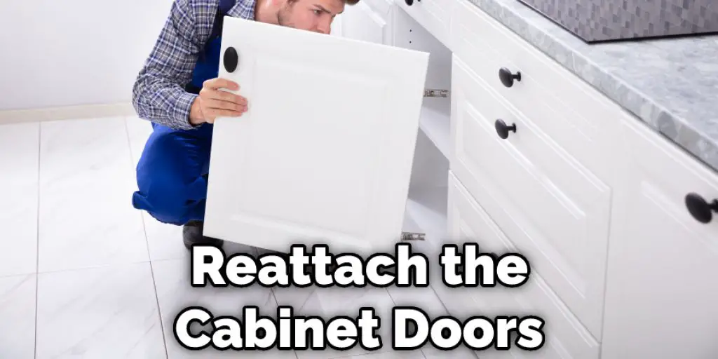 Reattach the Cabinet Doors 