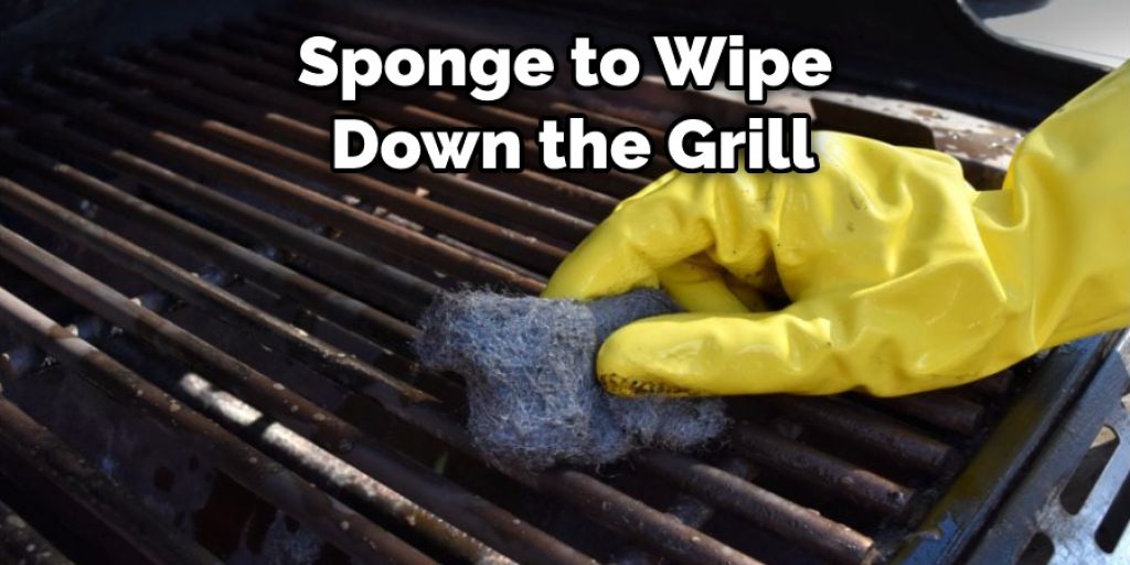 Sponge to Wipe Down the Grill