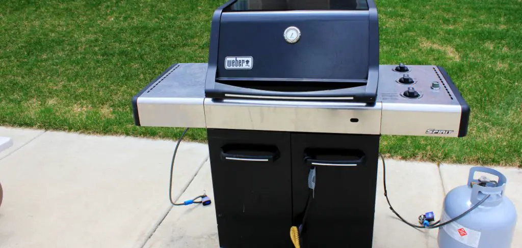How to Attach Propane Tank to Portable Grill