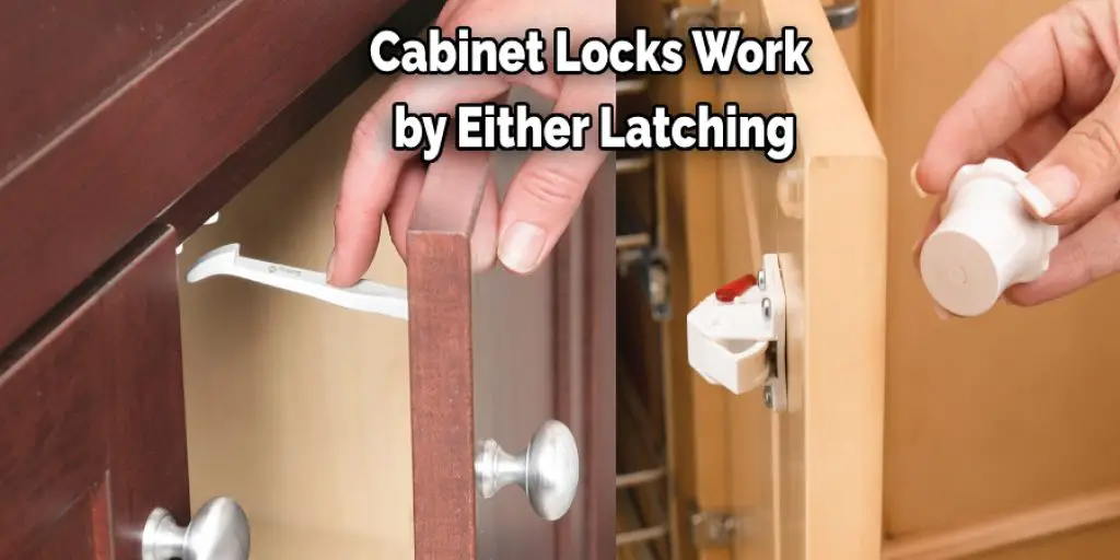 Cabinet Locks Work  by Either Latching
