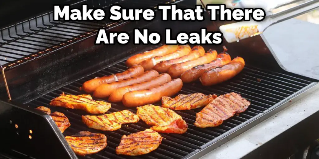 Make Sure That There Are No Leaks