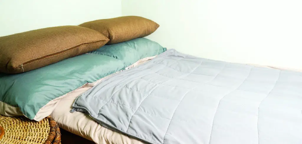 How to Put Weighted Blanket in Duvet Cover