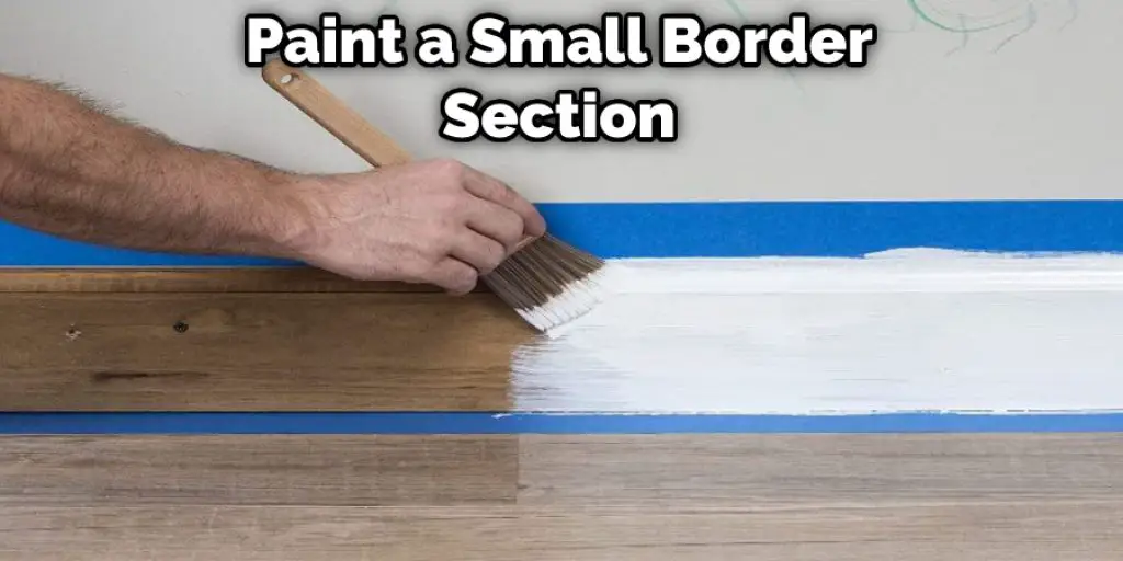 Paint a Small Border Section