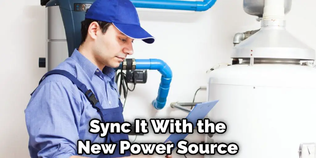 Sync It With the New Power Source