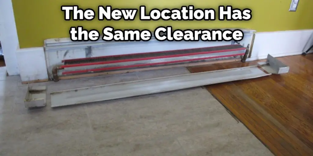 The New Location Has the Same Clearance