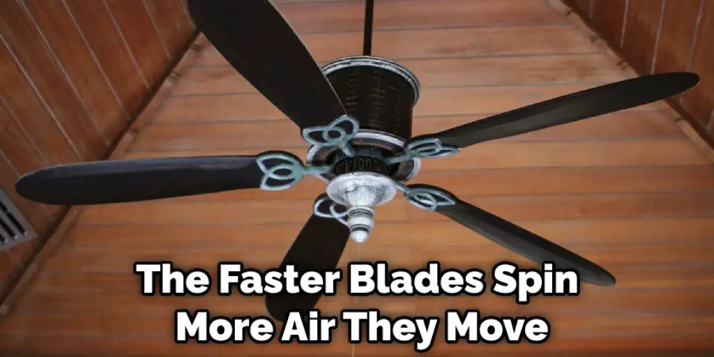 The Faster Blades Spin More Air They Move