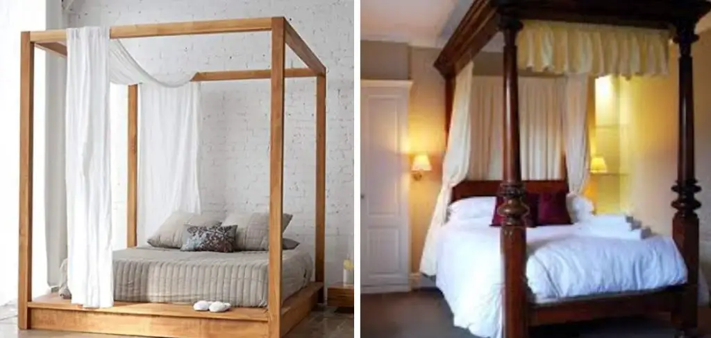 How to Lower a 4 Poster Bed