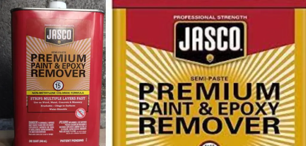 How to Neutralize Jasco Paint Remover
