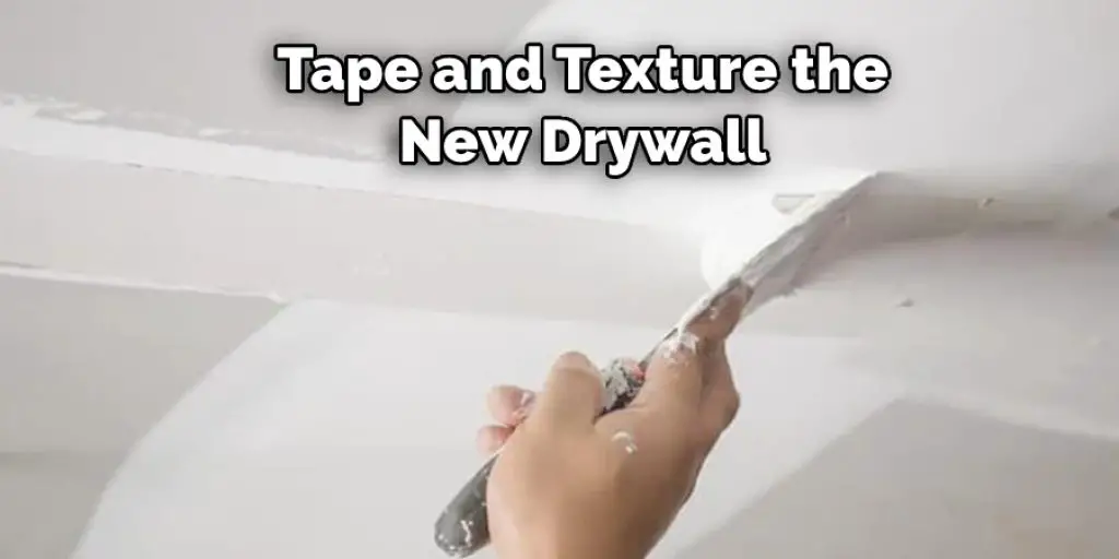 Tape and Texture the  New Drywall 