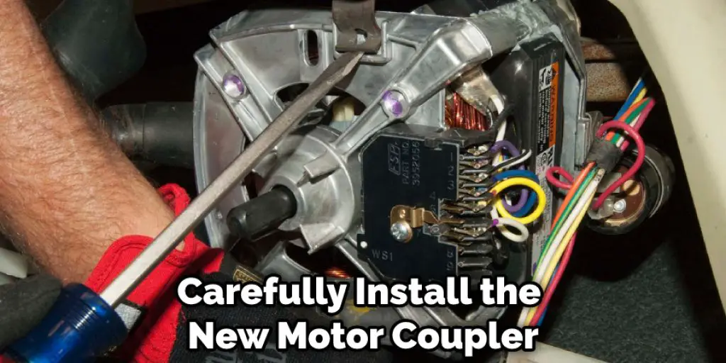 Carefully Install the New Motor Coupler