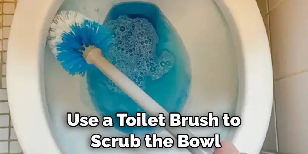 Use a Toilet Brush to  Scrub the Bowl