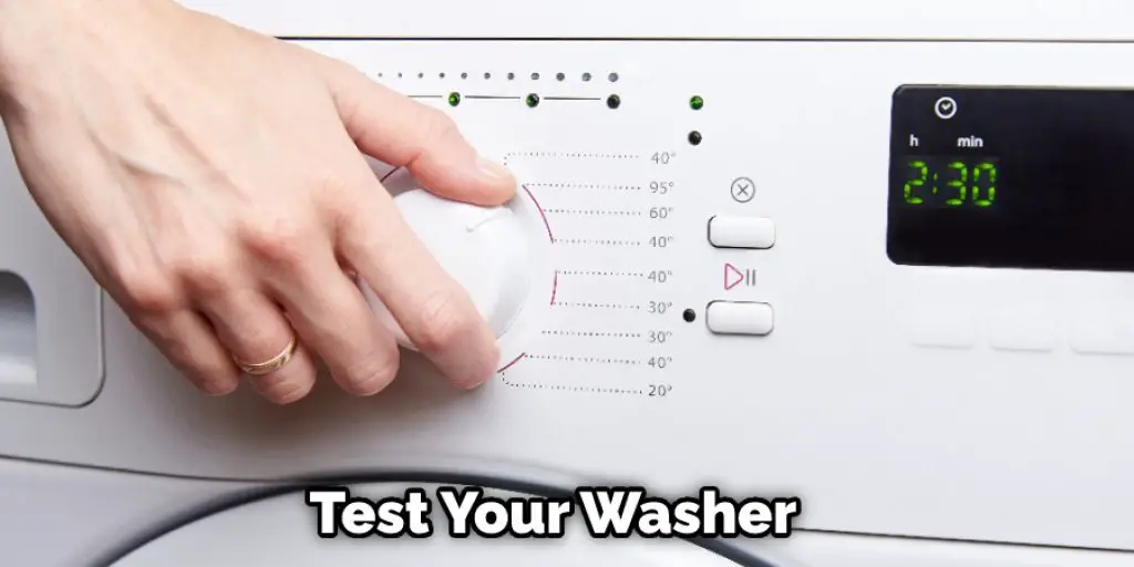 Test Your Washer